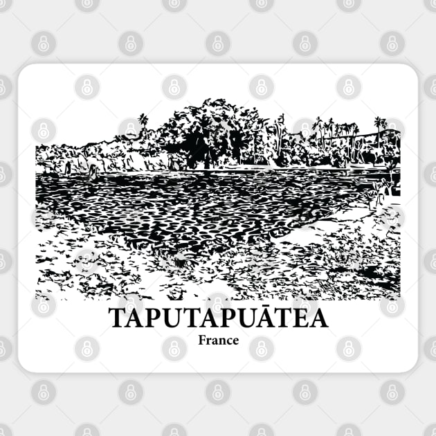 Taputapuātea - France Magnet by Lakeric